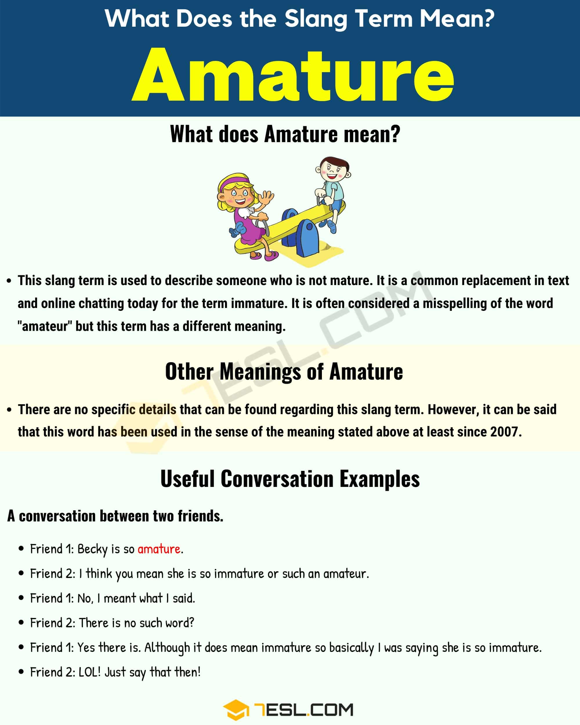 amature pronunciation in english