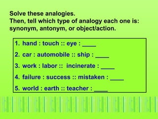 analogous synonym