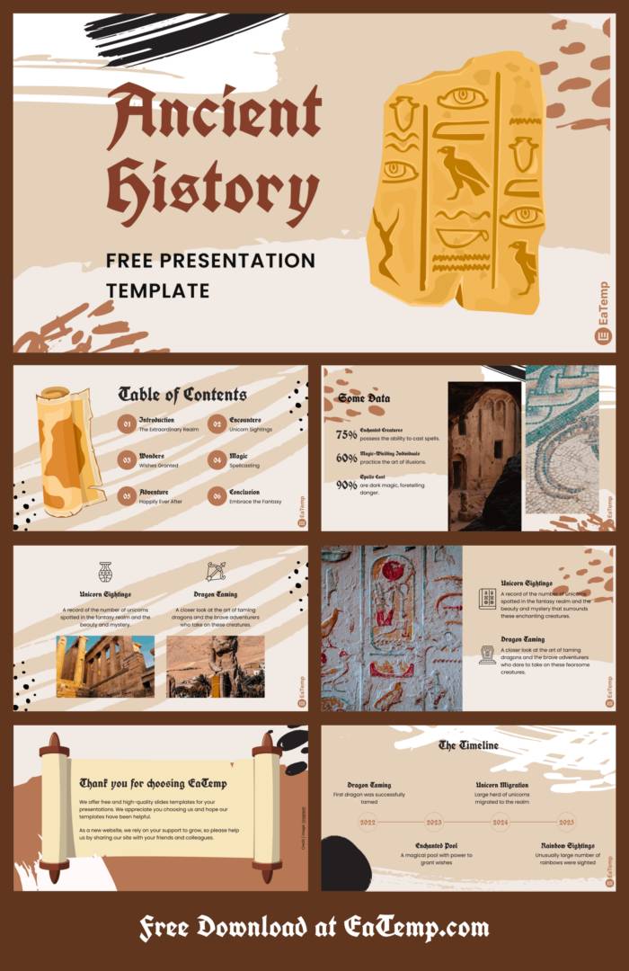 ancient history powerpoint template