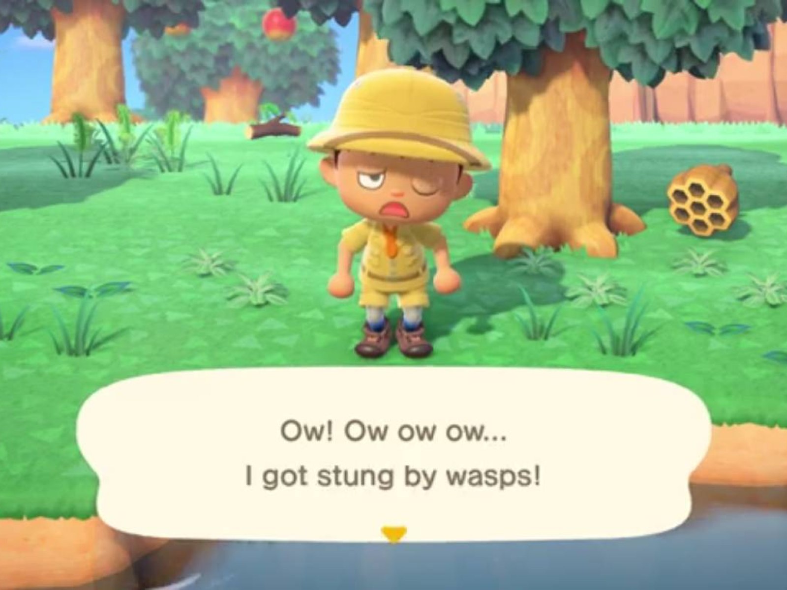 animal crossing new horizons wasps