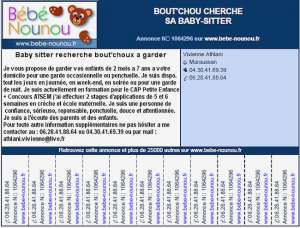 annonce parents qui recherche baby-sitter