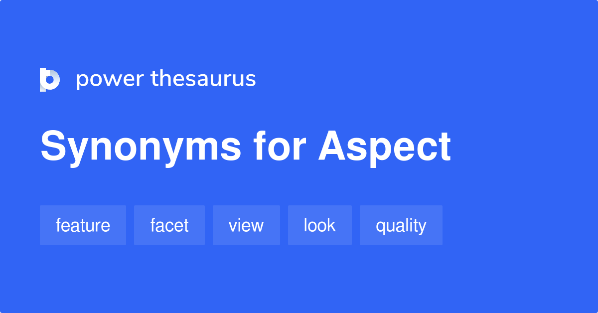 another word for aspect