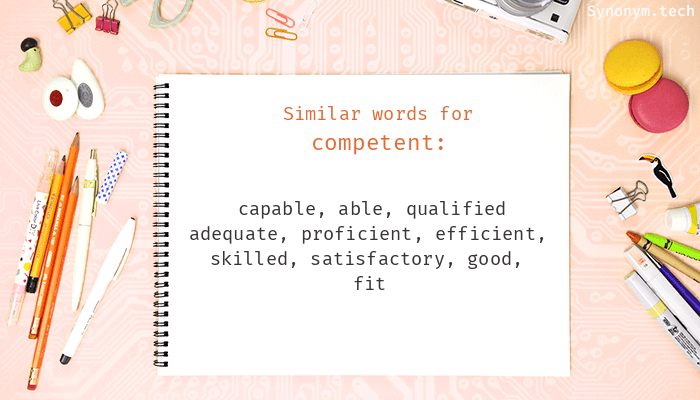 another word for competent