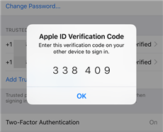 apple id verification code on mac