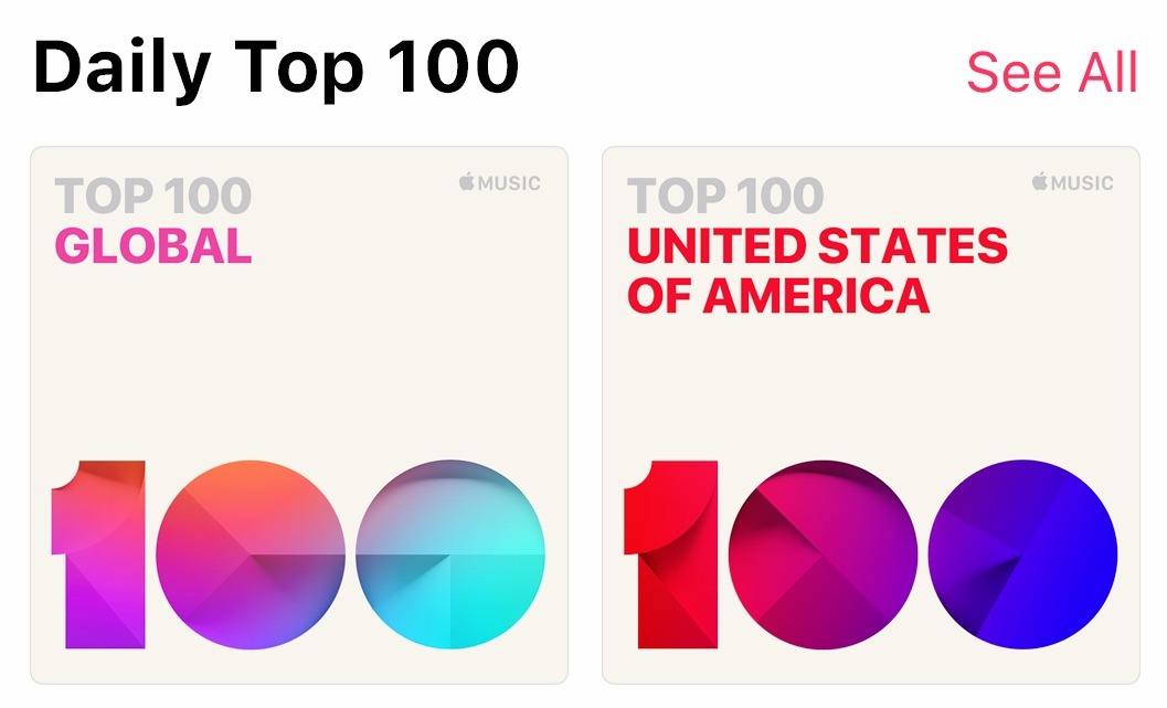 apple music charts