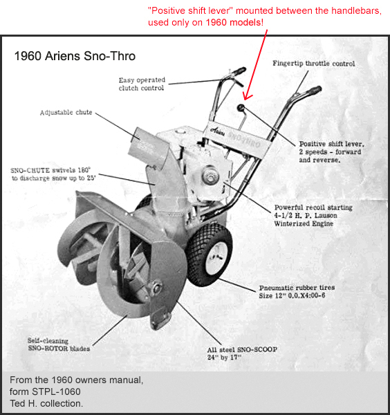 ariens snowblower parts list