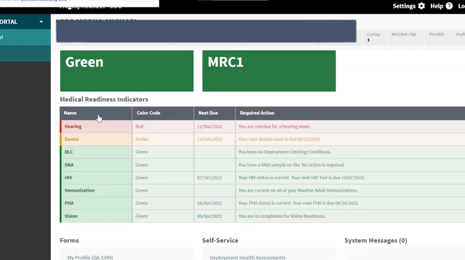 army medpros login