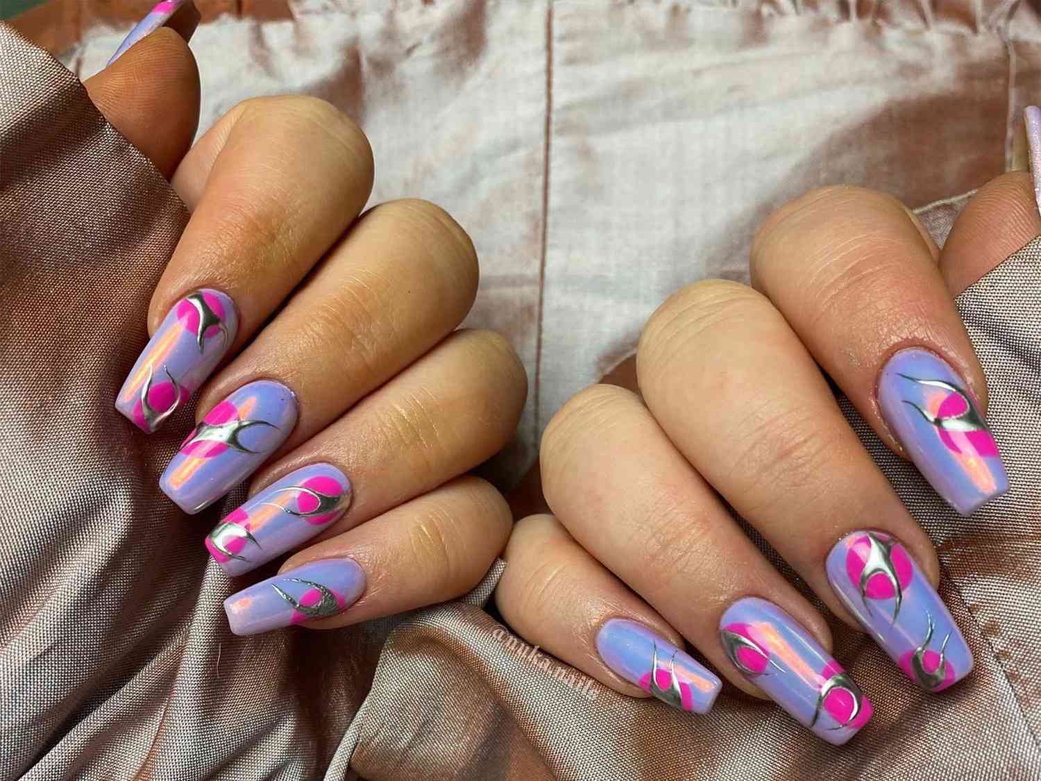 artificial nails pics