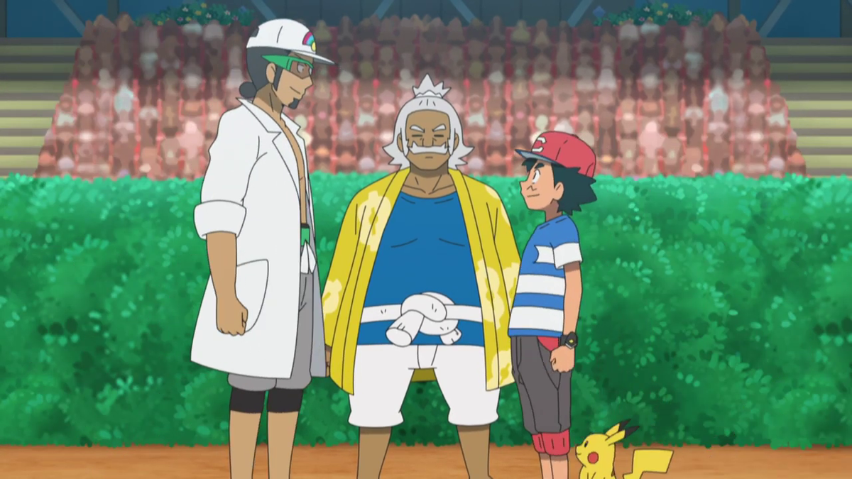 ash vs professor kukui