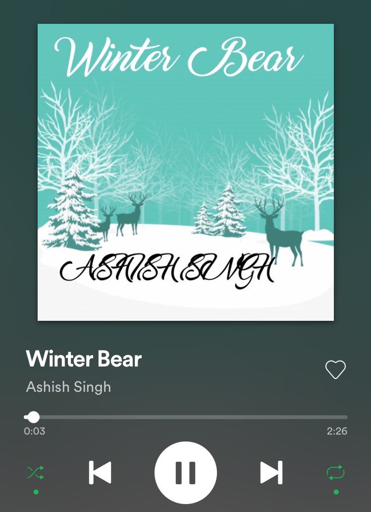 ashish singh winter bear