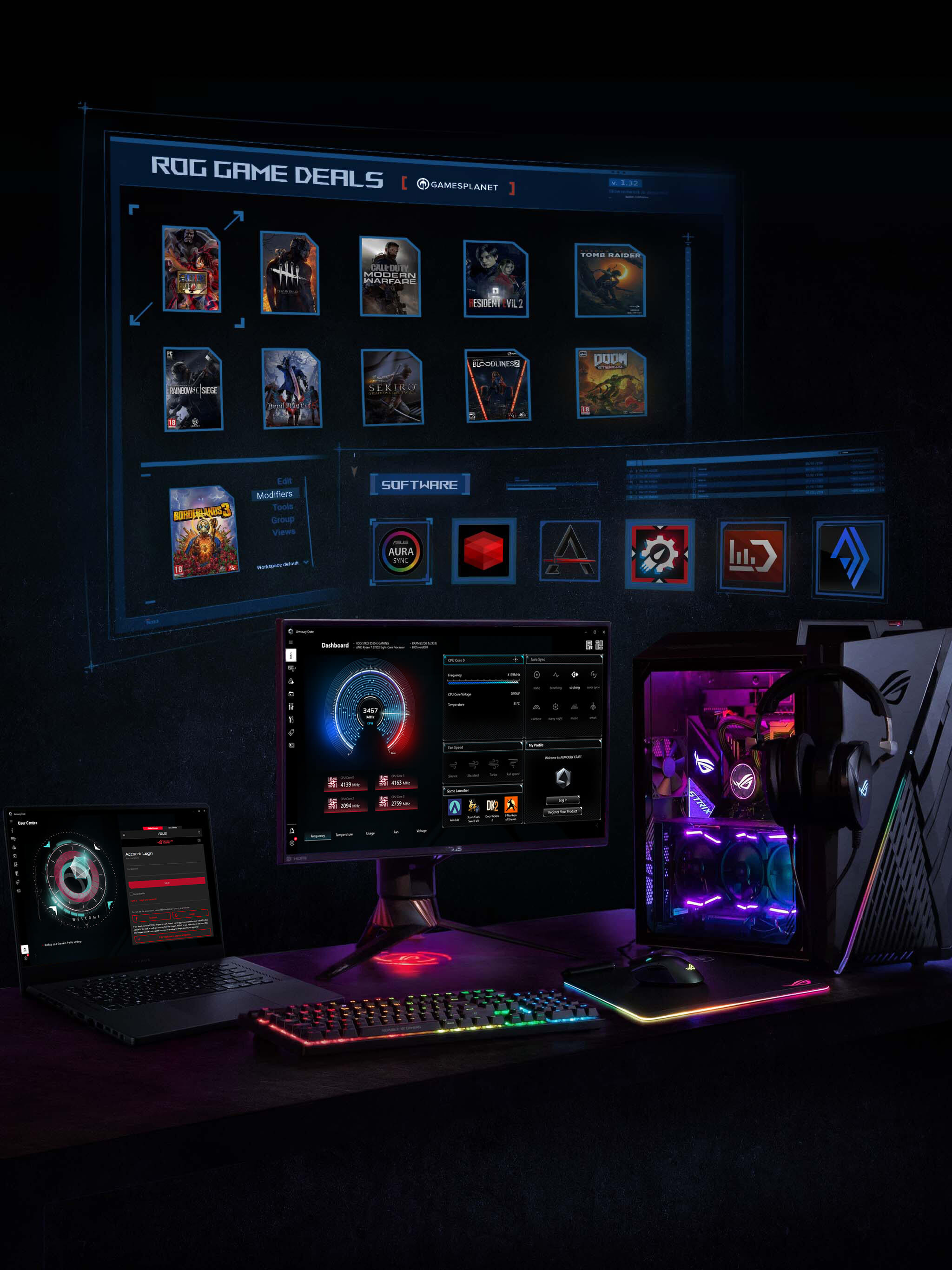 asus armoury crate download