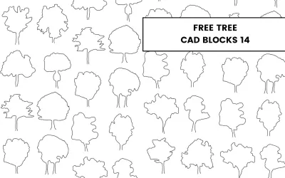 autocad trees