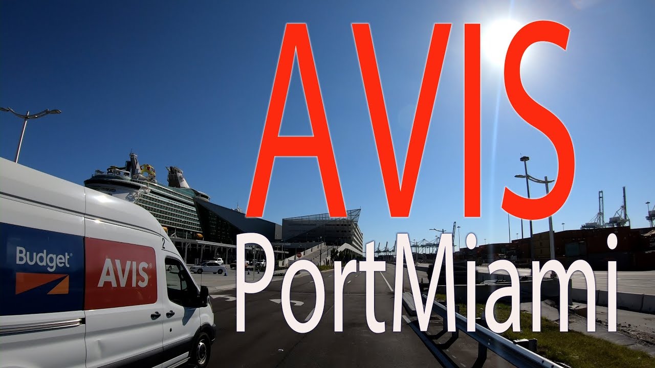 avis miami cruise port