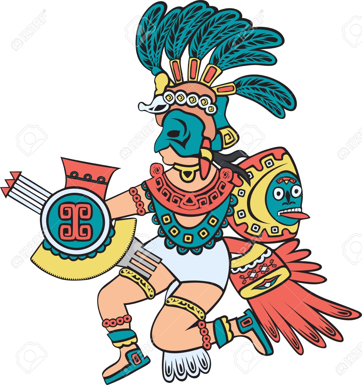 aztecas dibujo