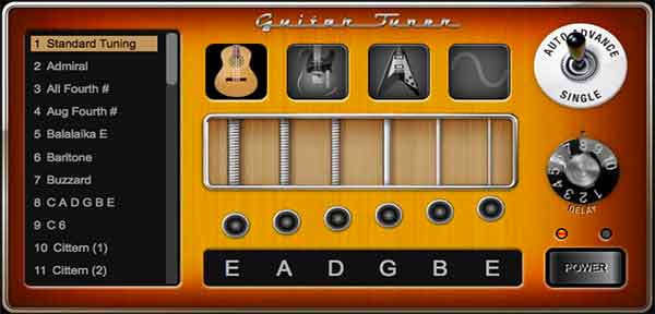 tuning a guitar online