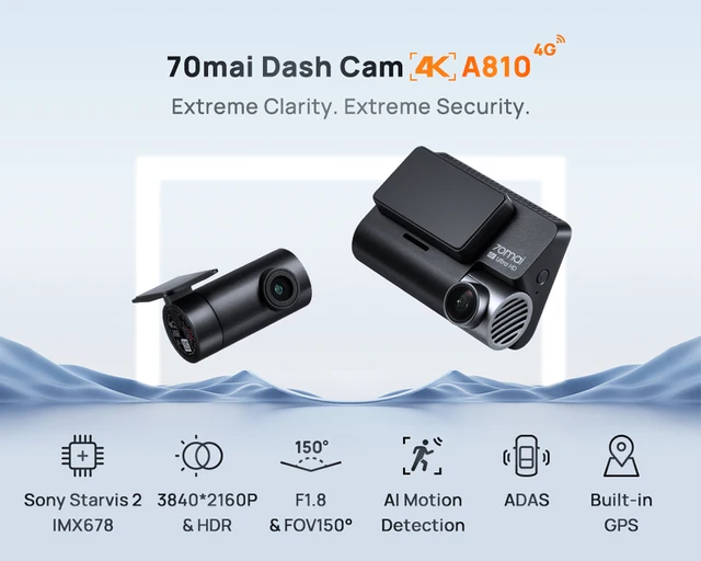 70mai a810 dash cam