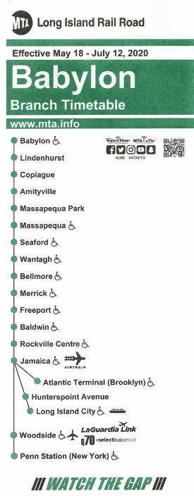 long island railroad schedule