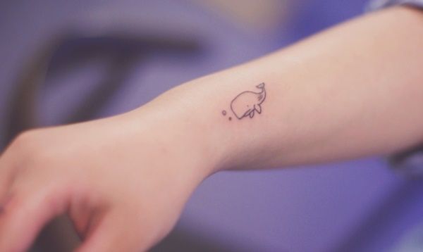 animal tattoo minimalist