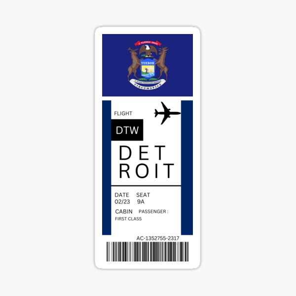 plane tickets to detroit