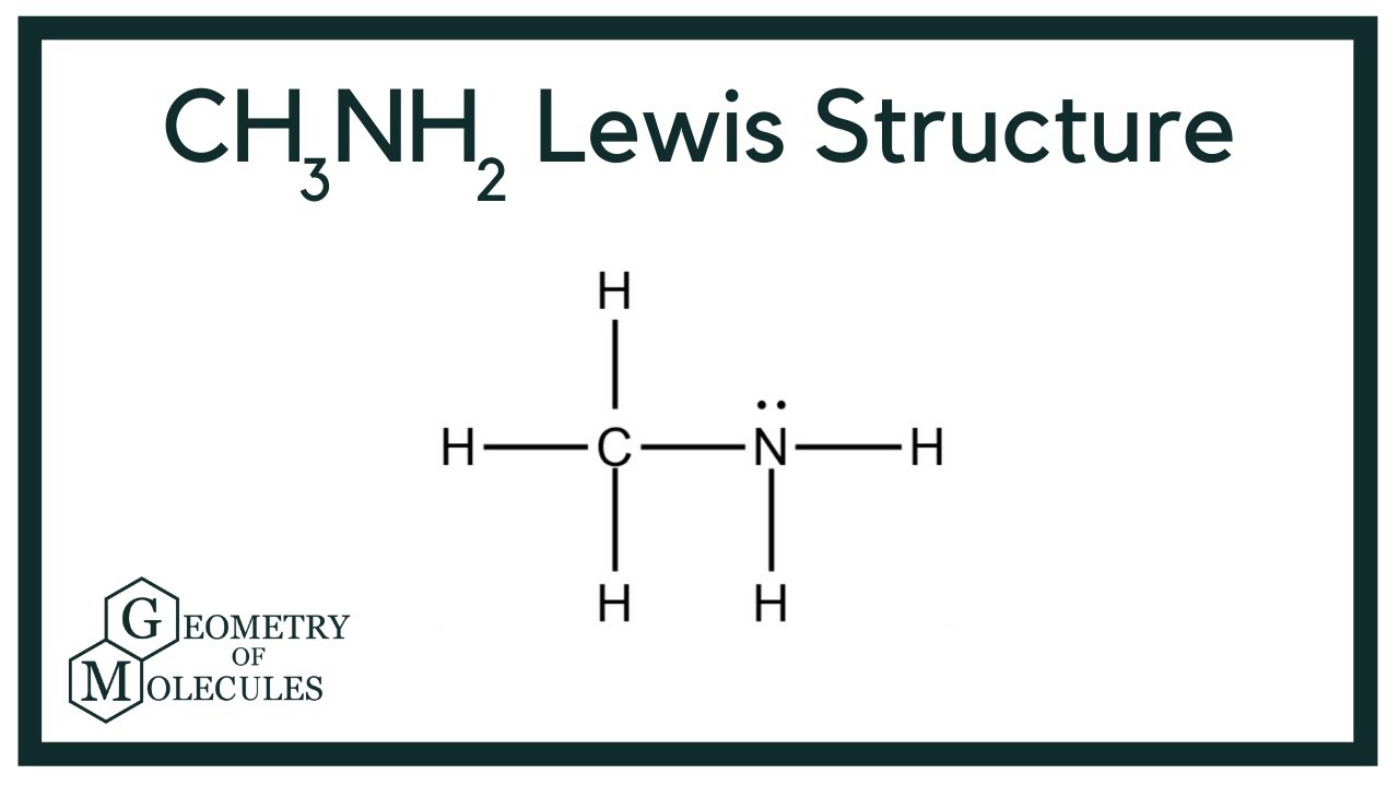 lewis diagram for ch3nh2