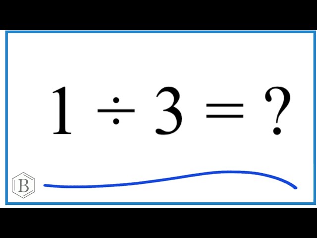 3 divided by 1