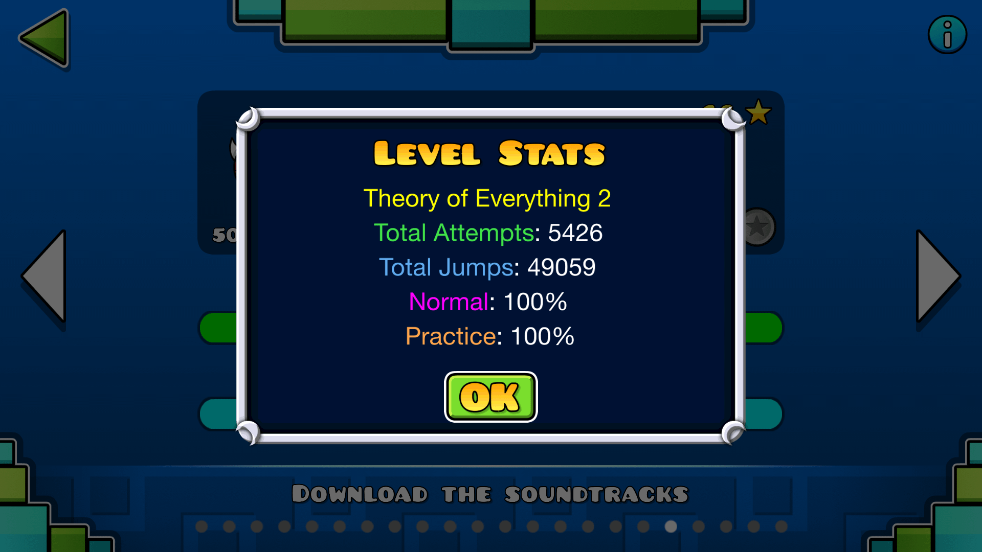 geometry dash level theory of everything