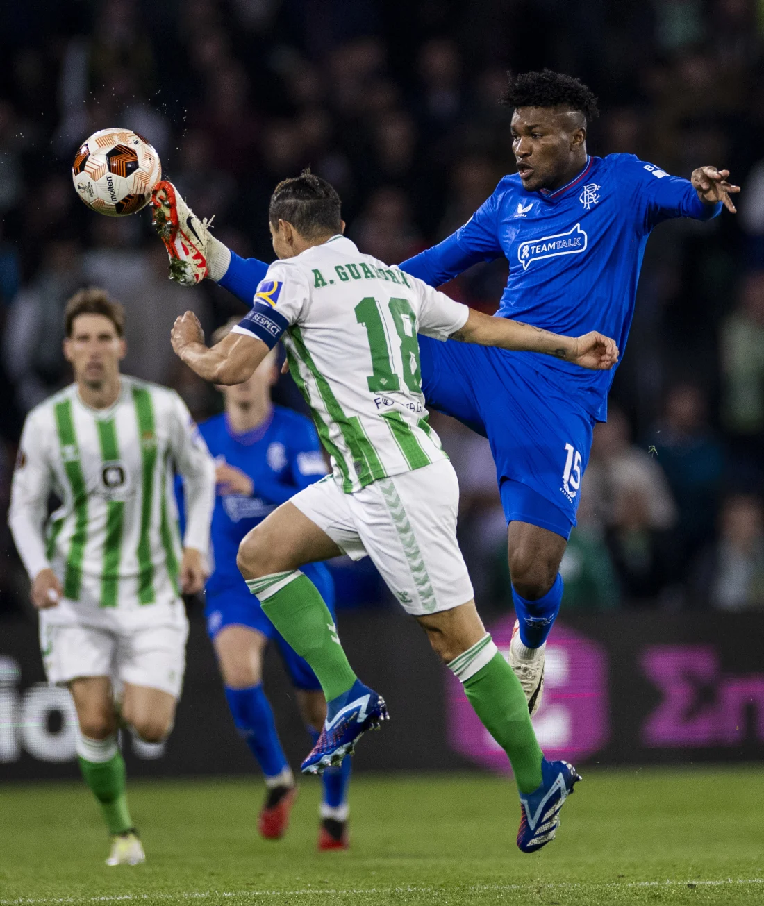 real betis vs rangers f.c. timeline