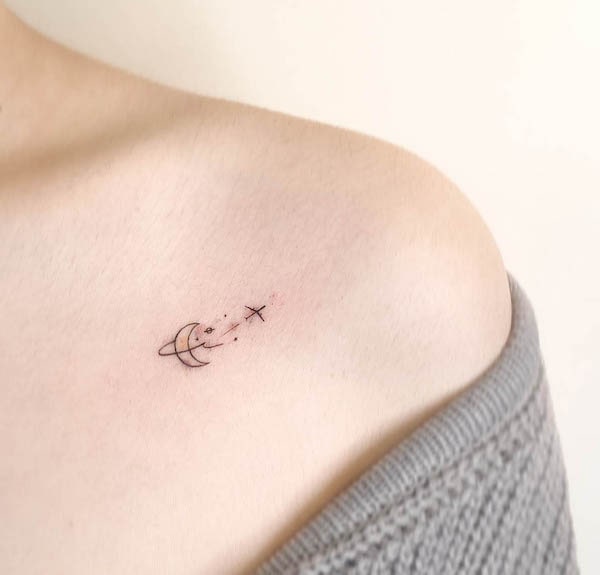 clavicle tattoo