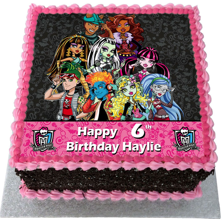 monster high birthday cake