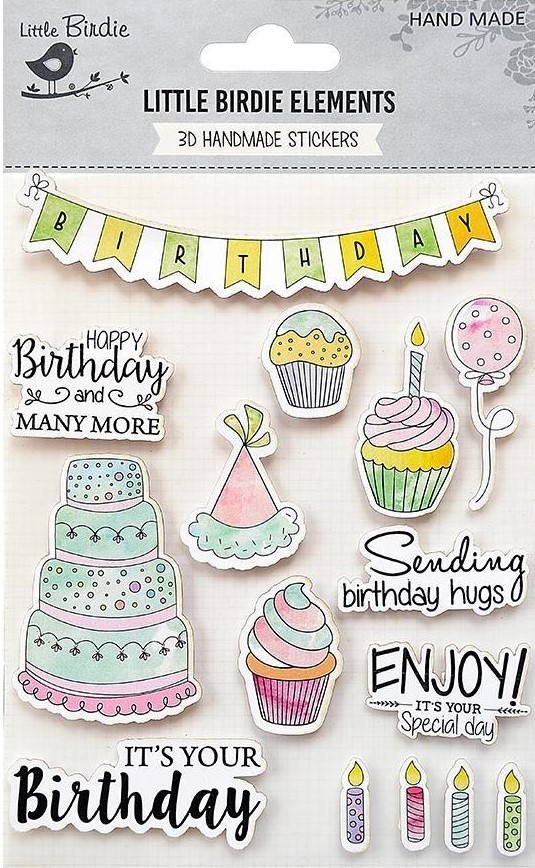 birthday scrapbook stickers