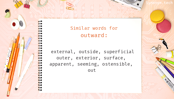 outward synonym