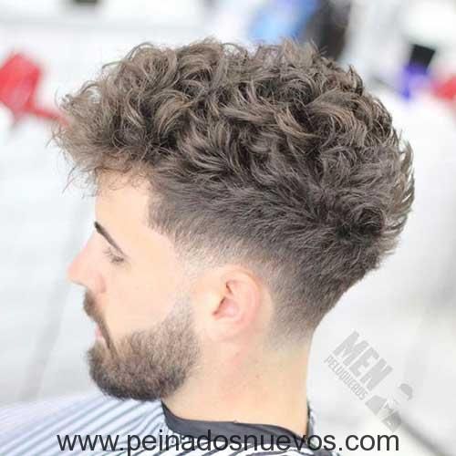 cortes de cabello para hombre cabello rizado