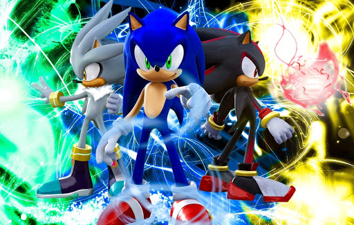 sonic and shadow and silver