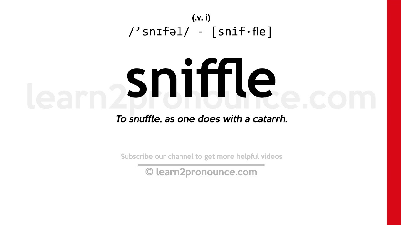 snuffle definition
