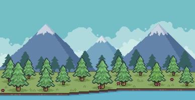 pixel game background