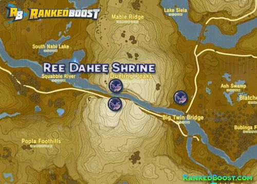 ree dahee shrine location map