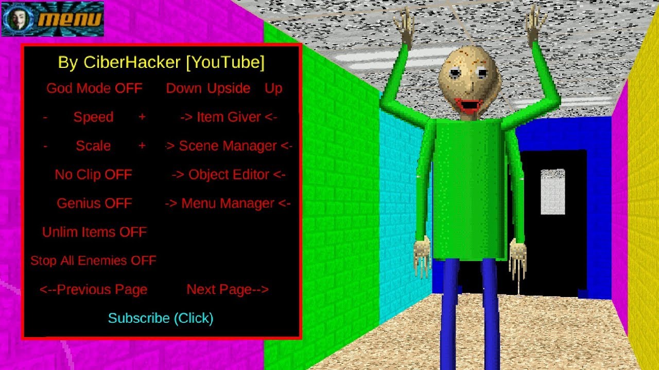 baldi basics hack mod