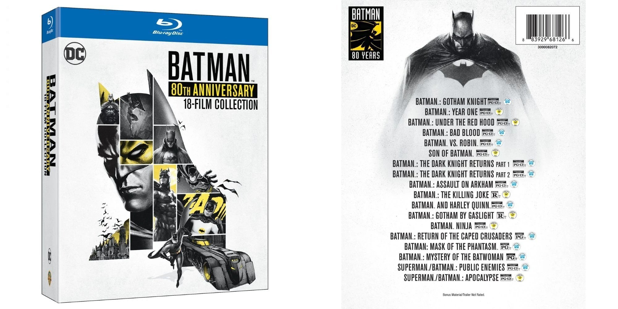 batman 80th anniversary collection blu ray