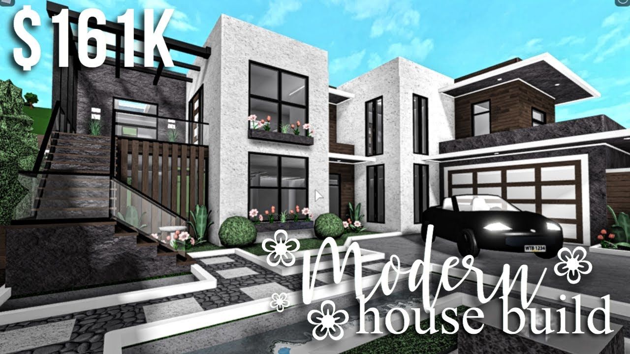 modern bloxburg house