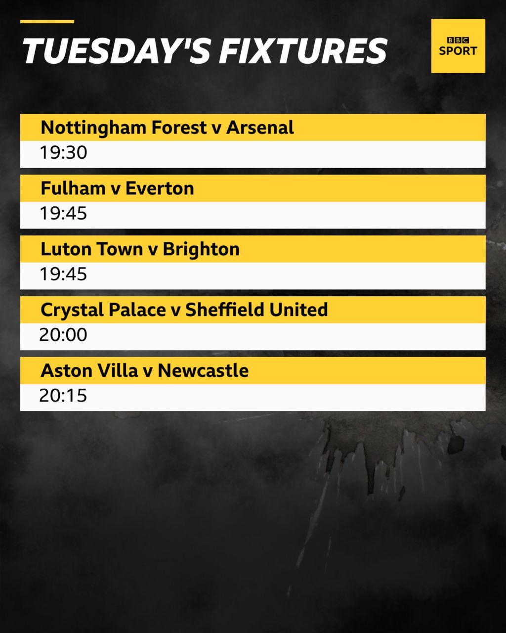 bbc sport football fixtures