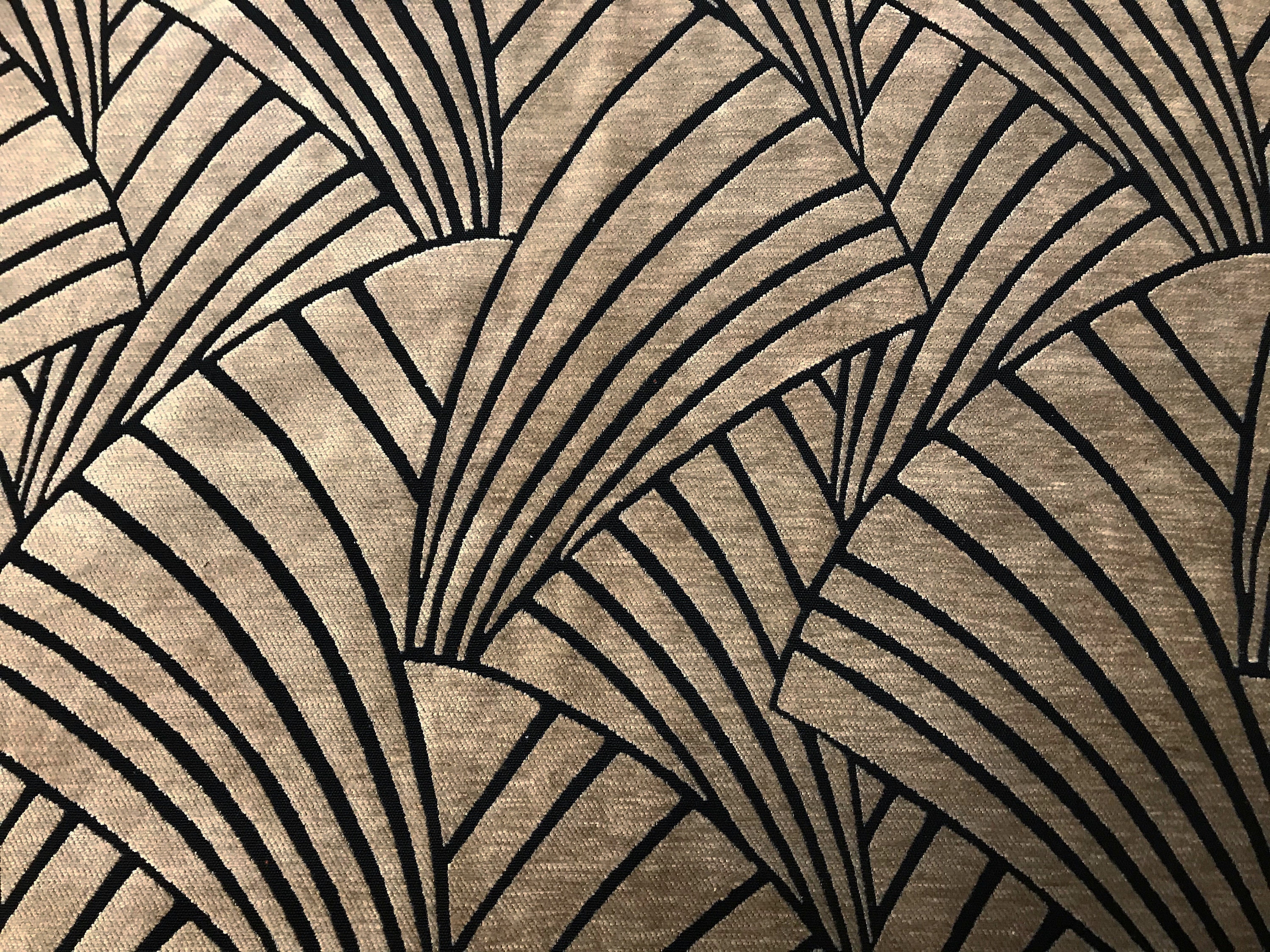 art deco upholstery fabric