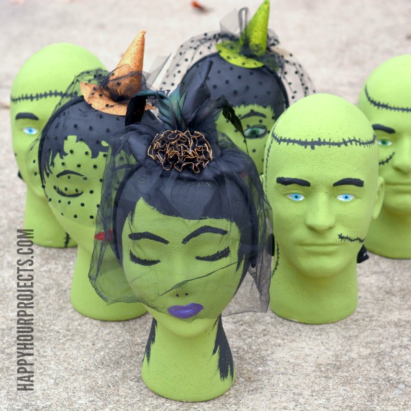 foam head halloween decoration