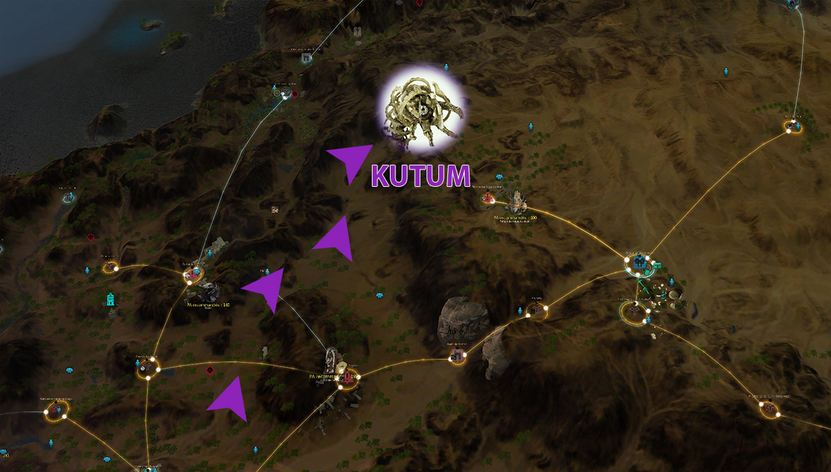 bdo kutum location