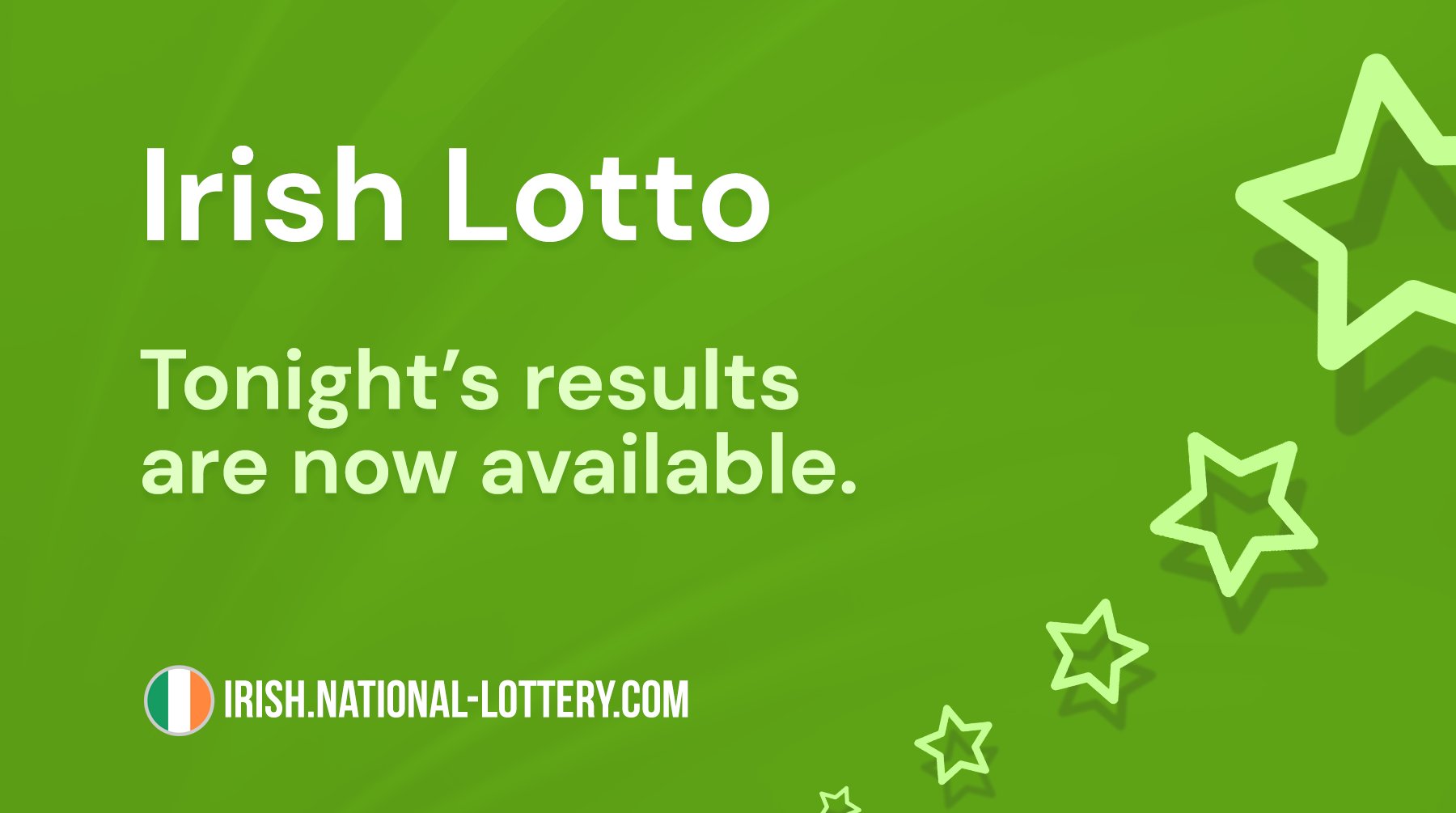 irish lottery saturday night