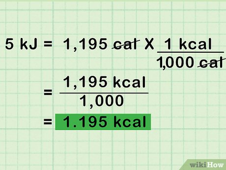 1300 kj to calories