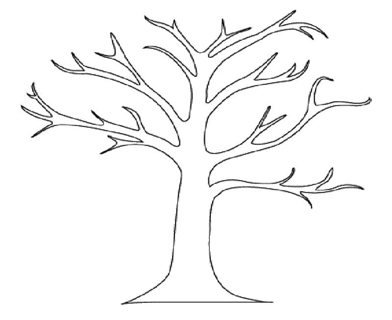 bare tree template