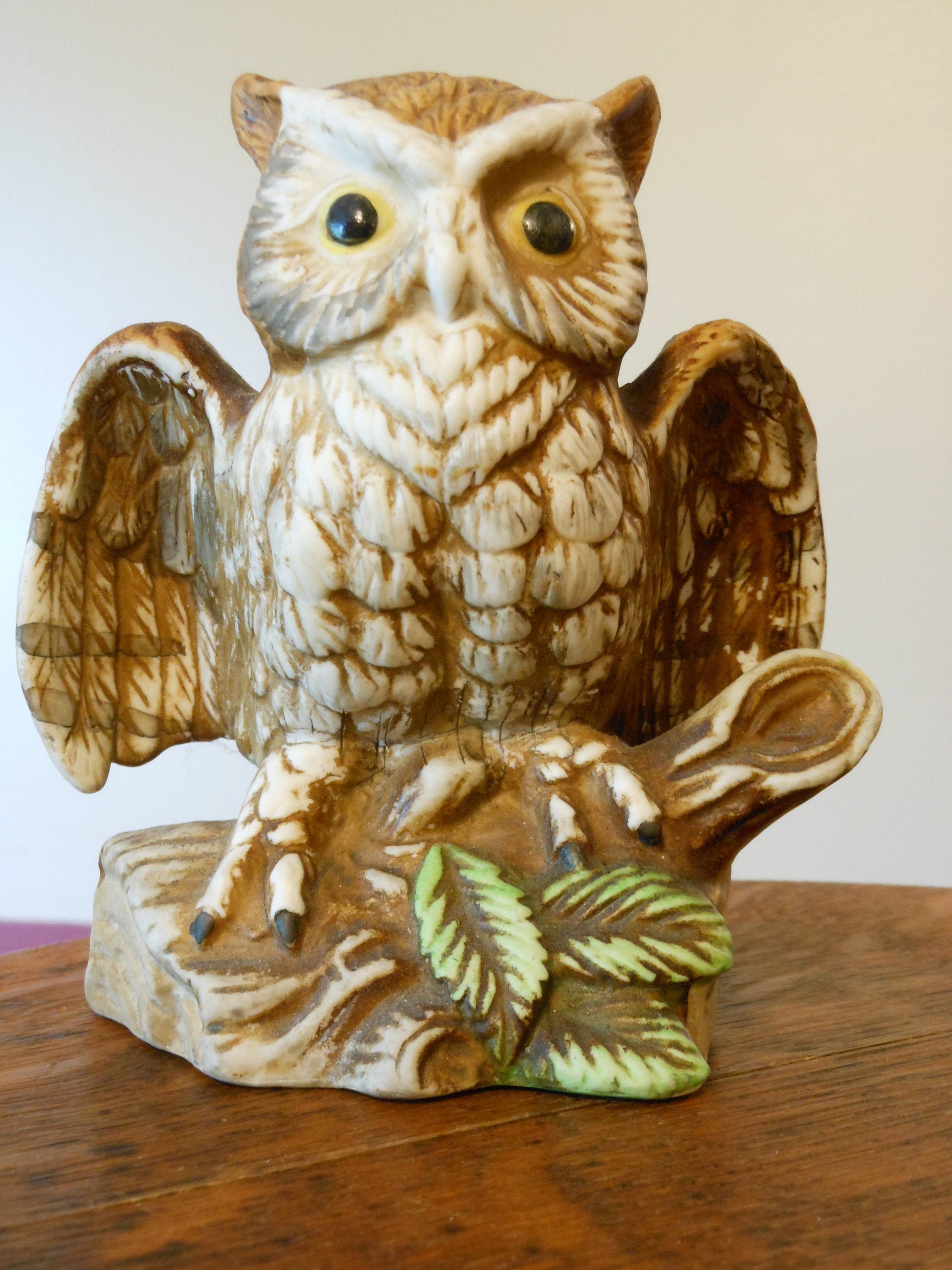 vintage owl figurines
