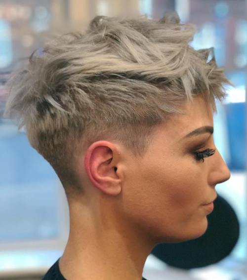 very short pixie haircuts