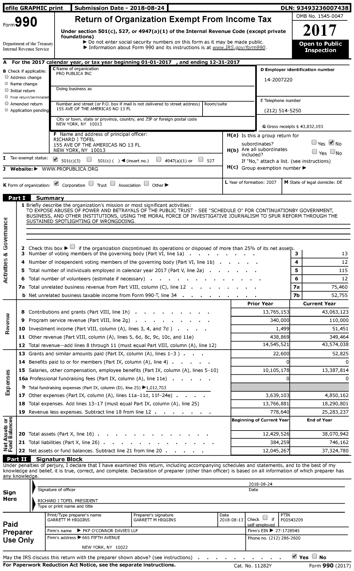 form 990 propublica