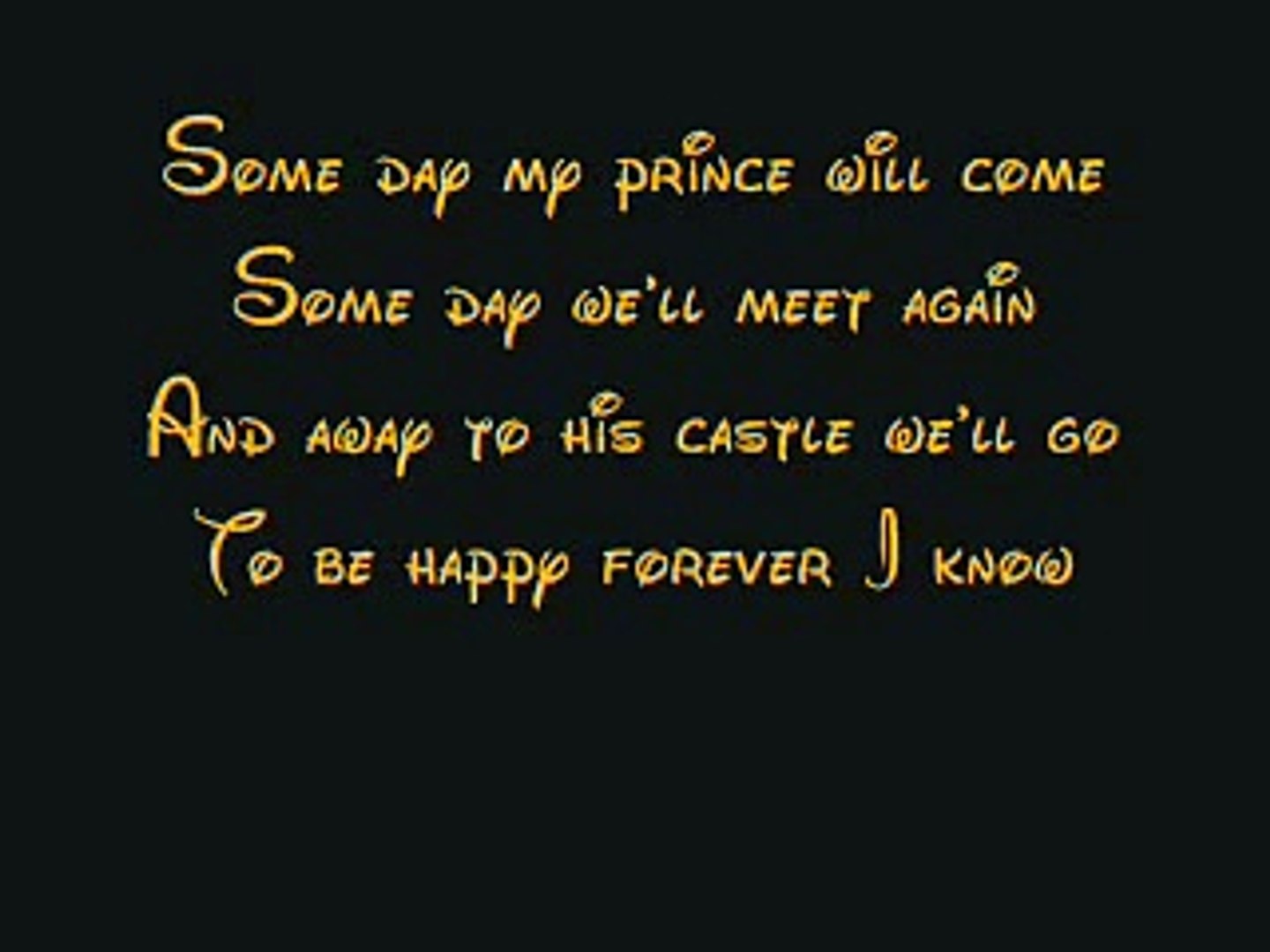 someday my prince will come lyrics